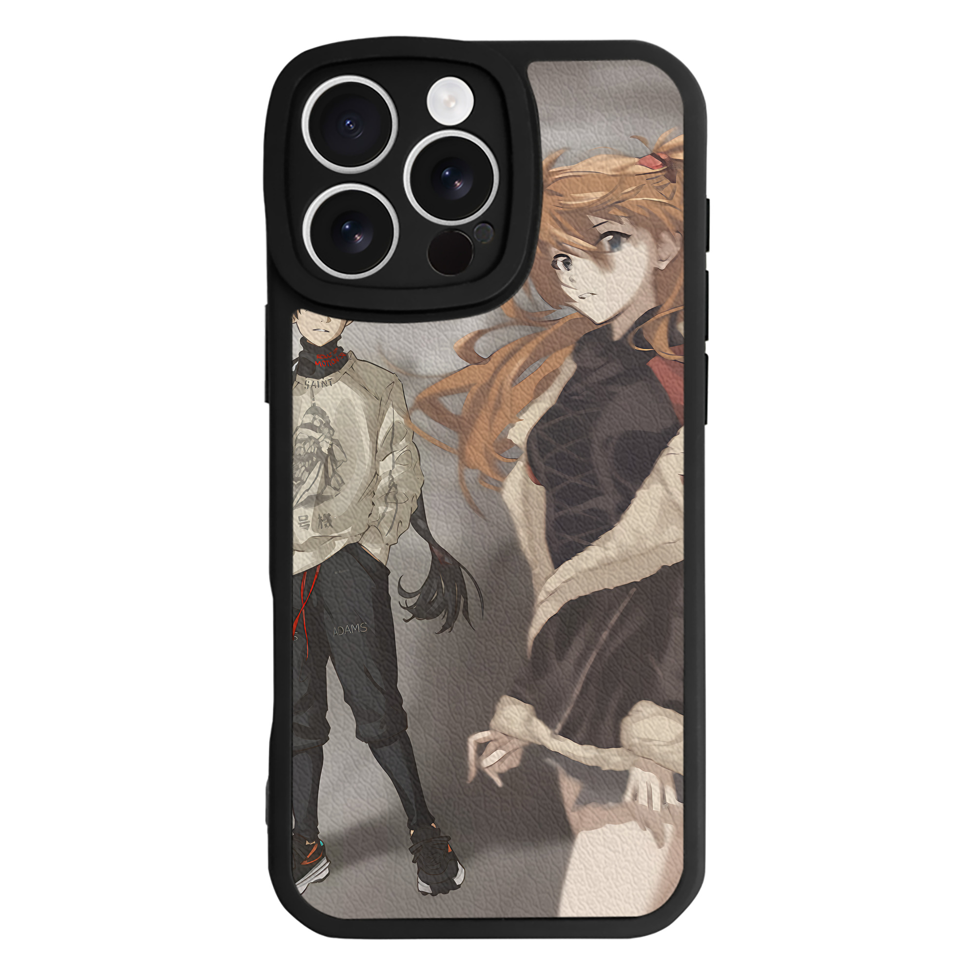 （画像用） EVA 新世紀エヴァンゲリオン 【iPhone 16シリーズ対応】シリコンスマホケース（レザー調） 材質：シリコン